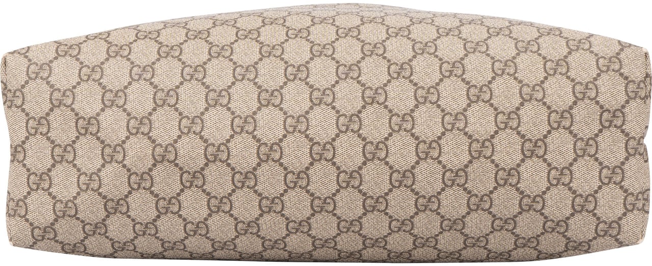 Gucci Gucci Canvas GG Monogram Sherry Line Handbag Bruin