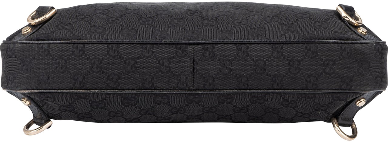 Gucci GG Monogram Abbey Shoulder Bag Zwart