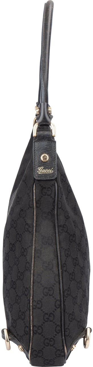 Gucci Gucci GG Monogram Abbey Shoulder Bag Zwart