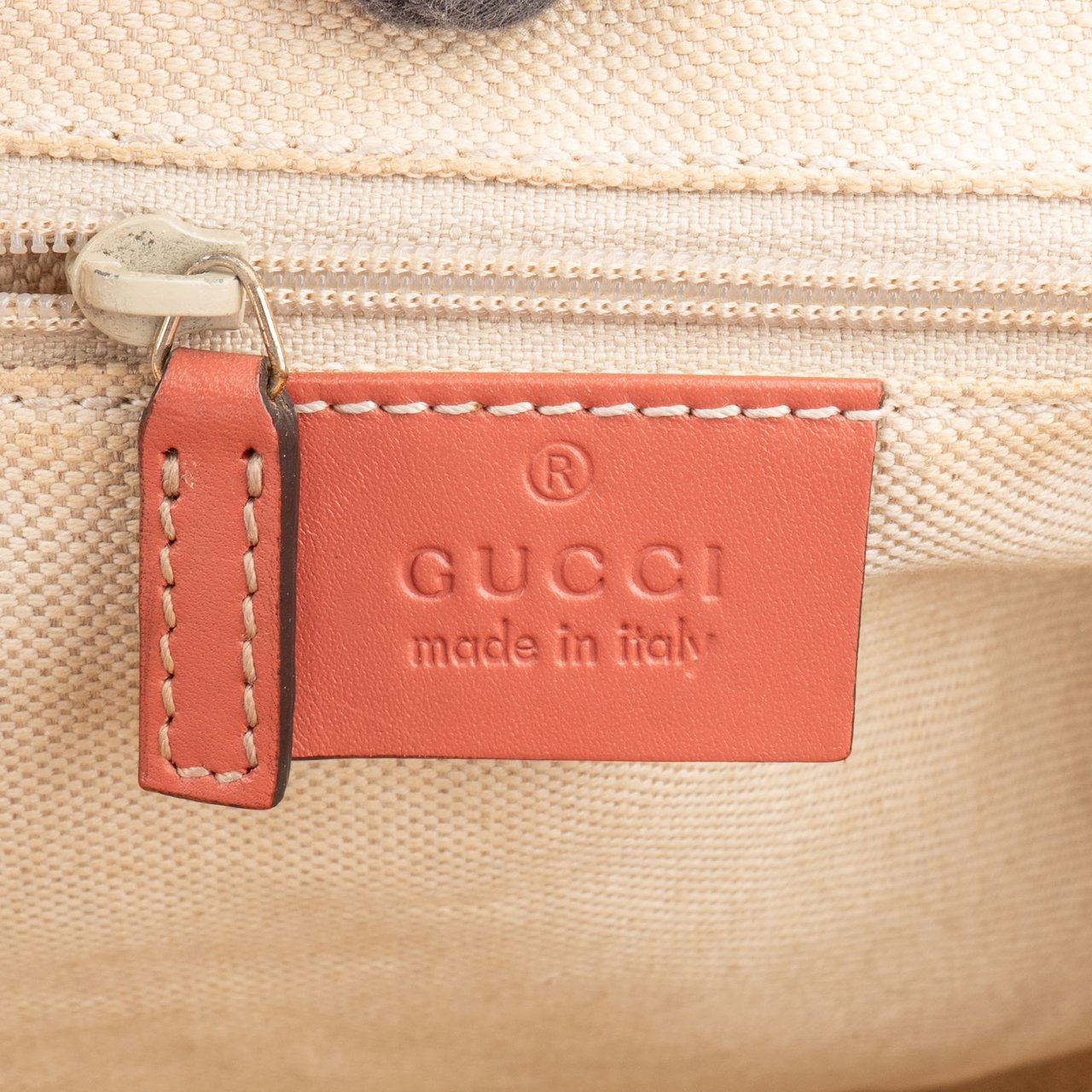 Gucci Gucci Diamante Monogram Sukey Handbag Beige