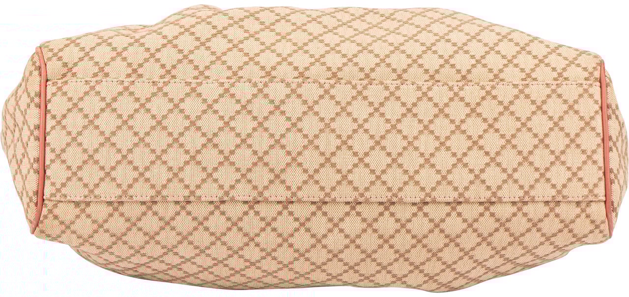 Gucci Gucci Diamante Monogram Sukey Handbag Beige