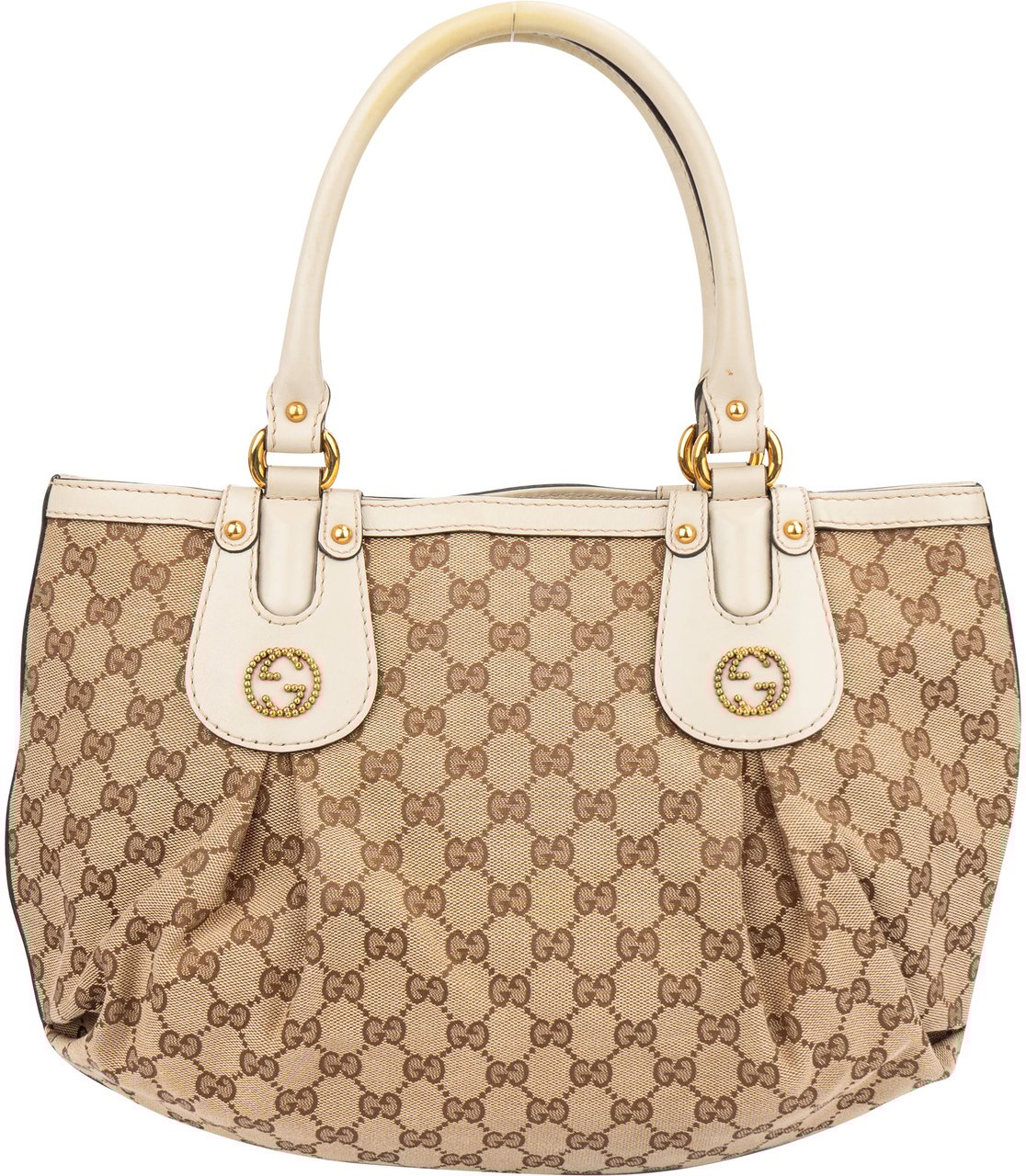 Gucci Gucci GG Monogram Handbag Bruin
