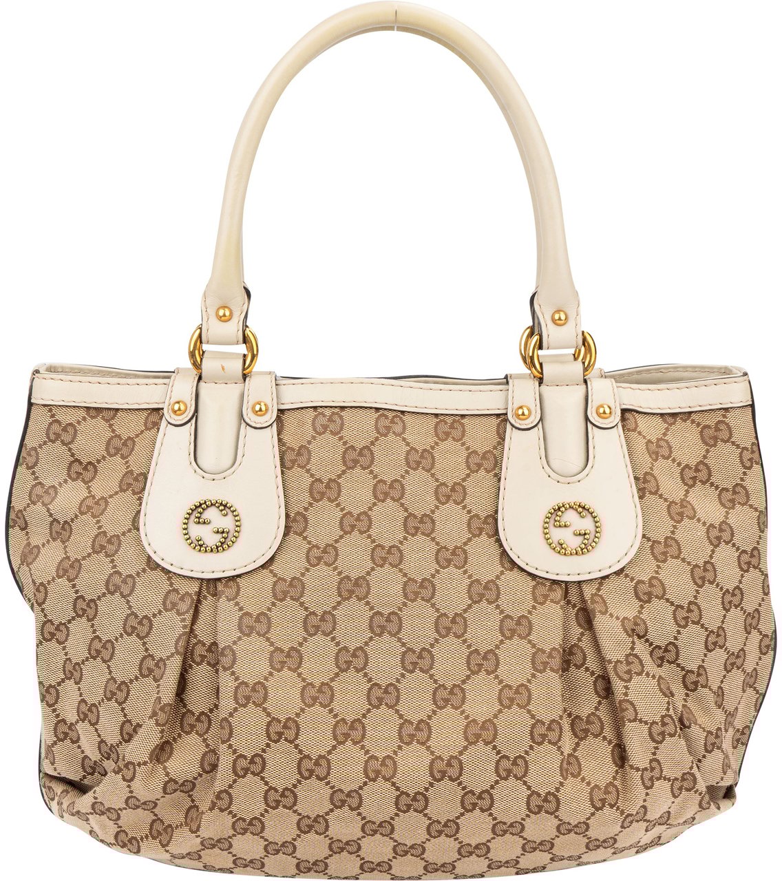 Gucci Gucci GG Monogram Handbag Bruin
