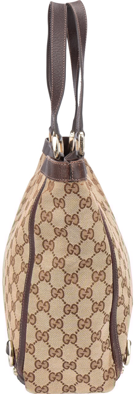 Gucci Gucci GG Monogram Abbey Handbag Bruin