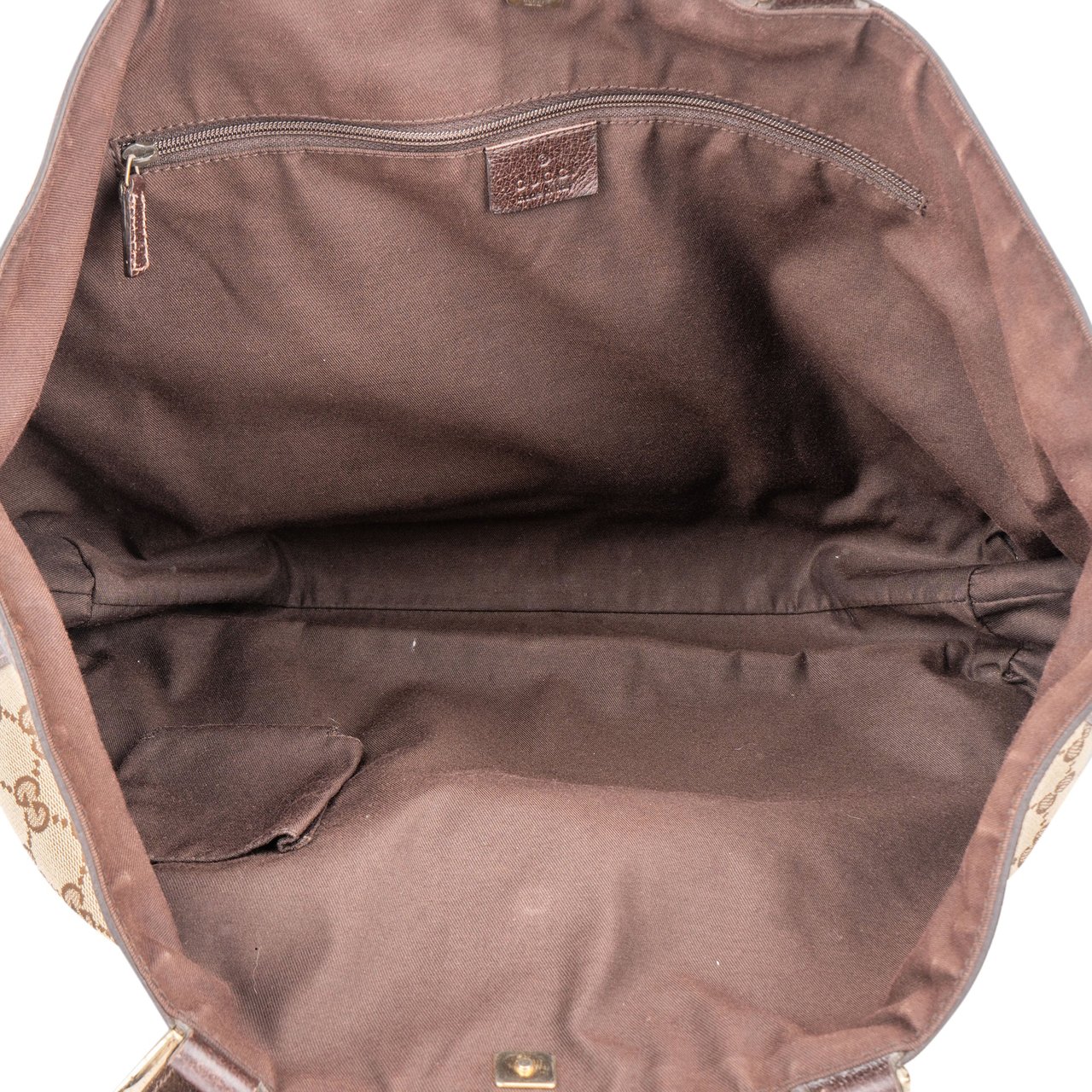 Gucci Gucci GG Monogram Abbey Handbag Bruin