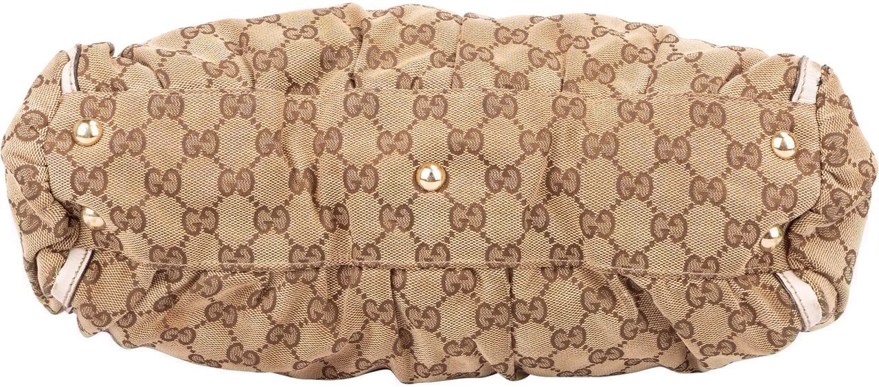 Gucci Gucci GG Monogram Abbey Handbag Bruin
