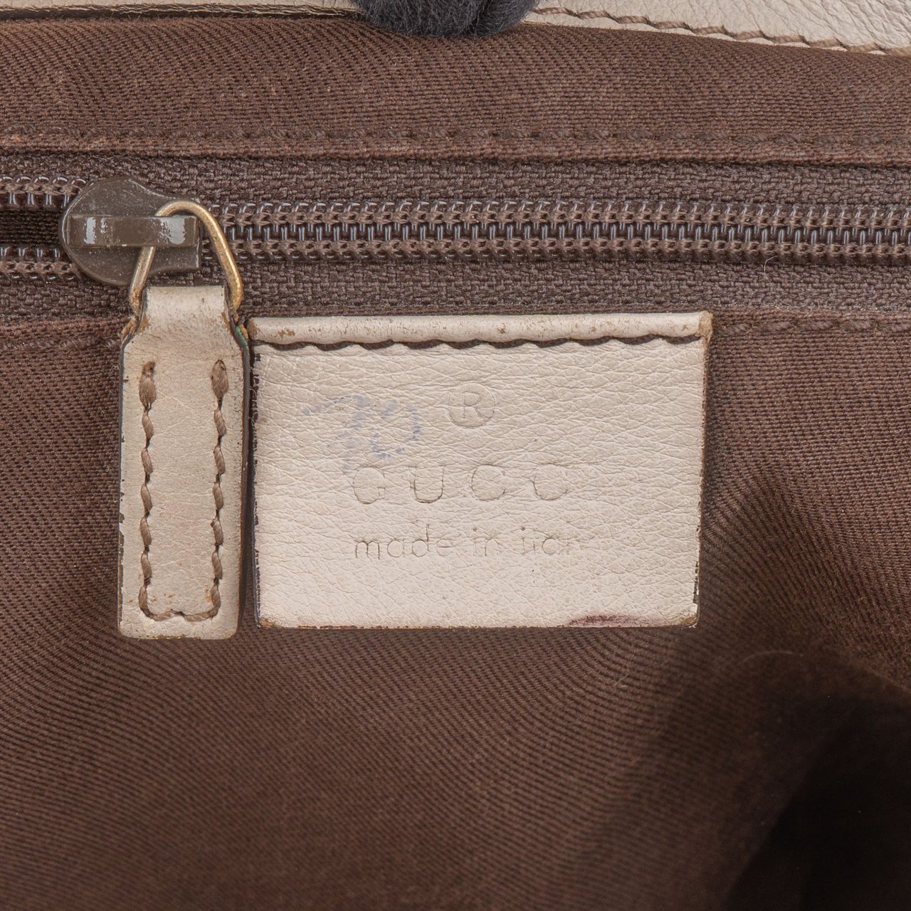 Gucci Gucci GG Monogram Abbey Handbag Bruin