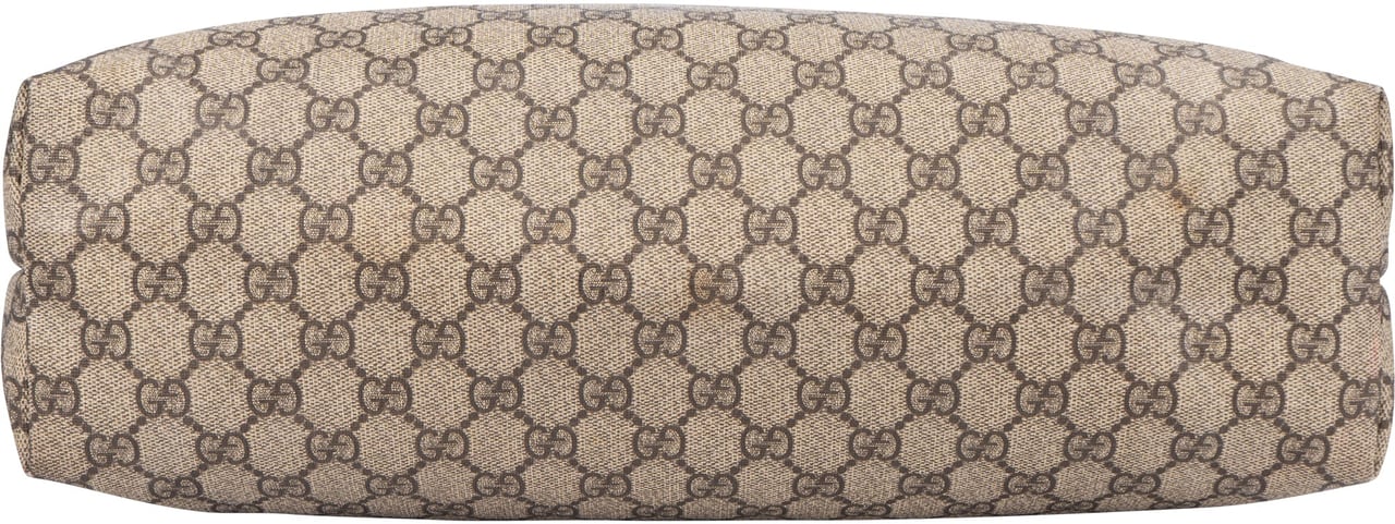 Gucci Gucci Canvas GG Monogram Sherry Line Handbag Bruin