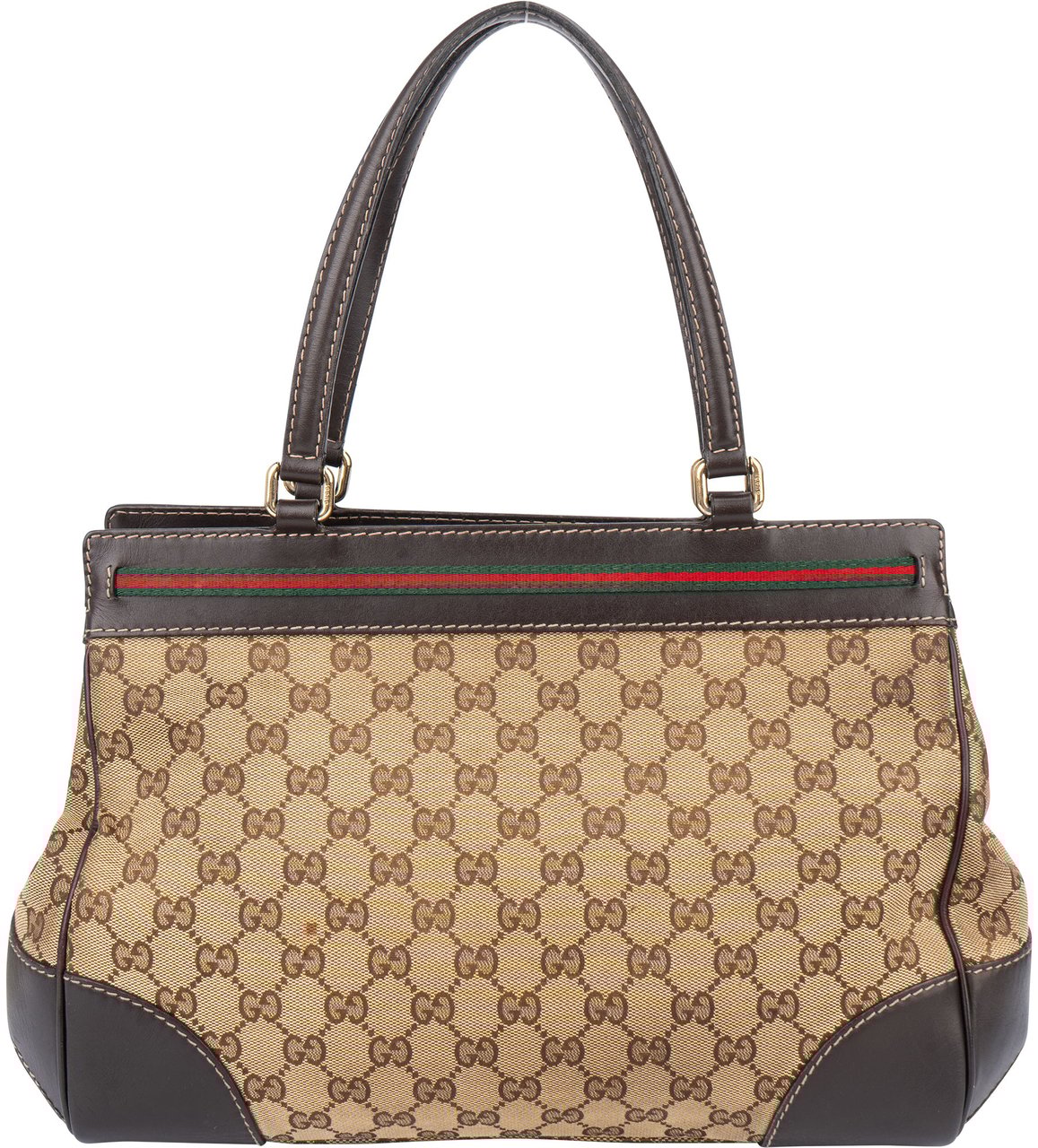 Gucci Gucci GG Monogram Princy Handbag Bruin