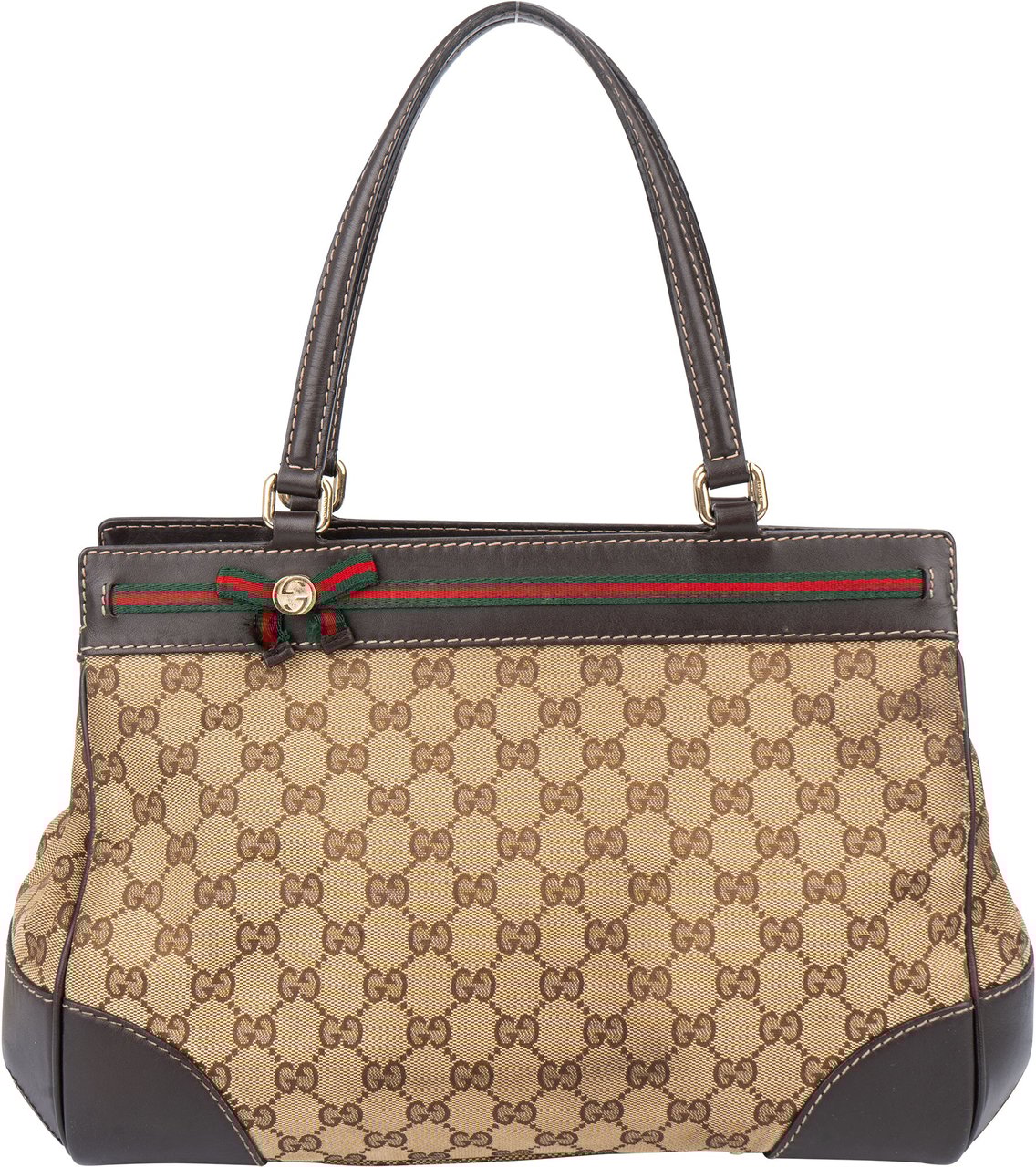 Gucci Gucci GG Monogram Princy Handbag Bruin
