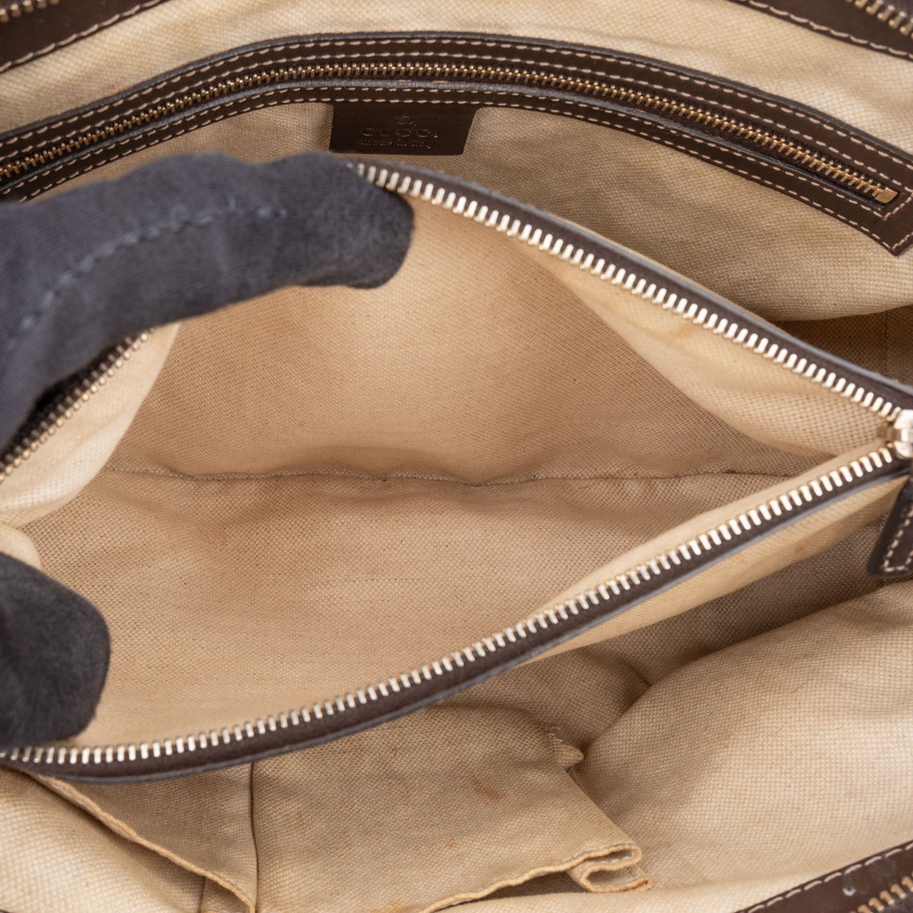 Gucci Gucci GG Monogram Princy Handbag Bruin