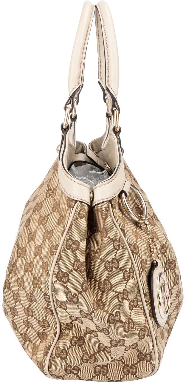 Gucci Gucci GG Monogram Sukey Handbag Bruin