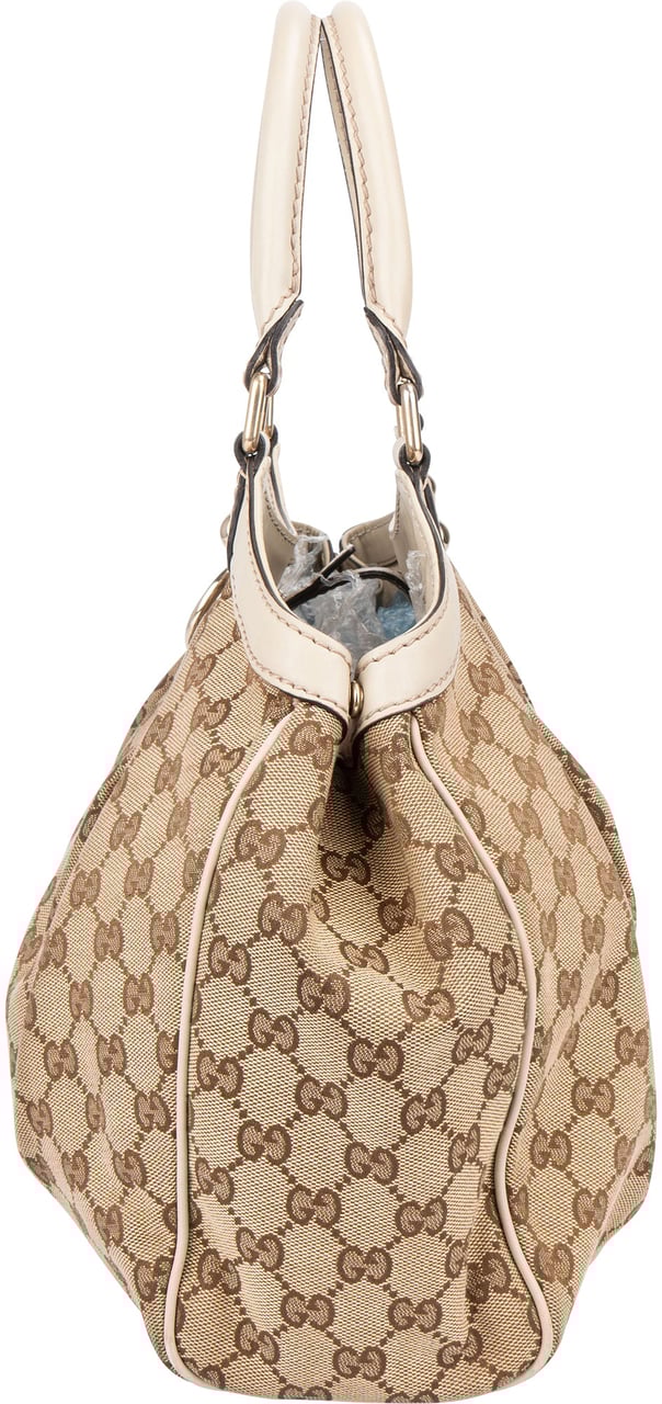 Gucci Gucci GG Monogram Sukey Handbag Bruin