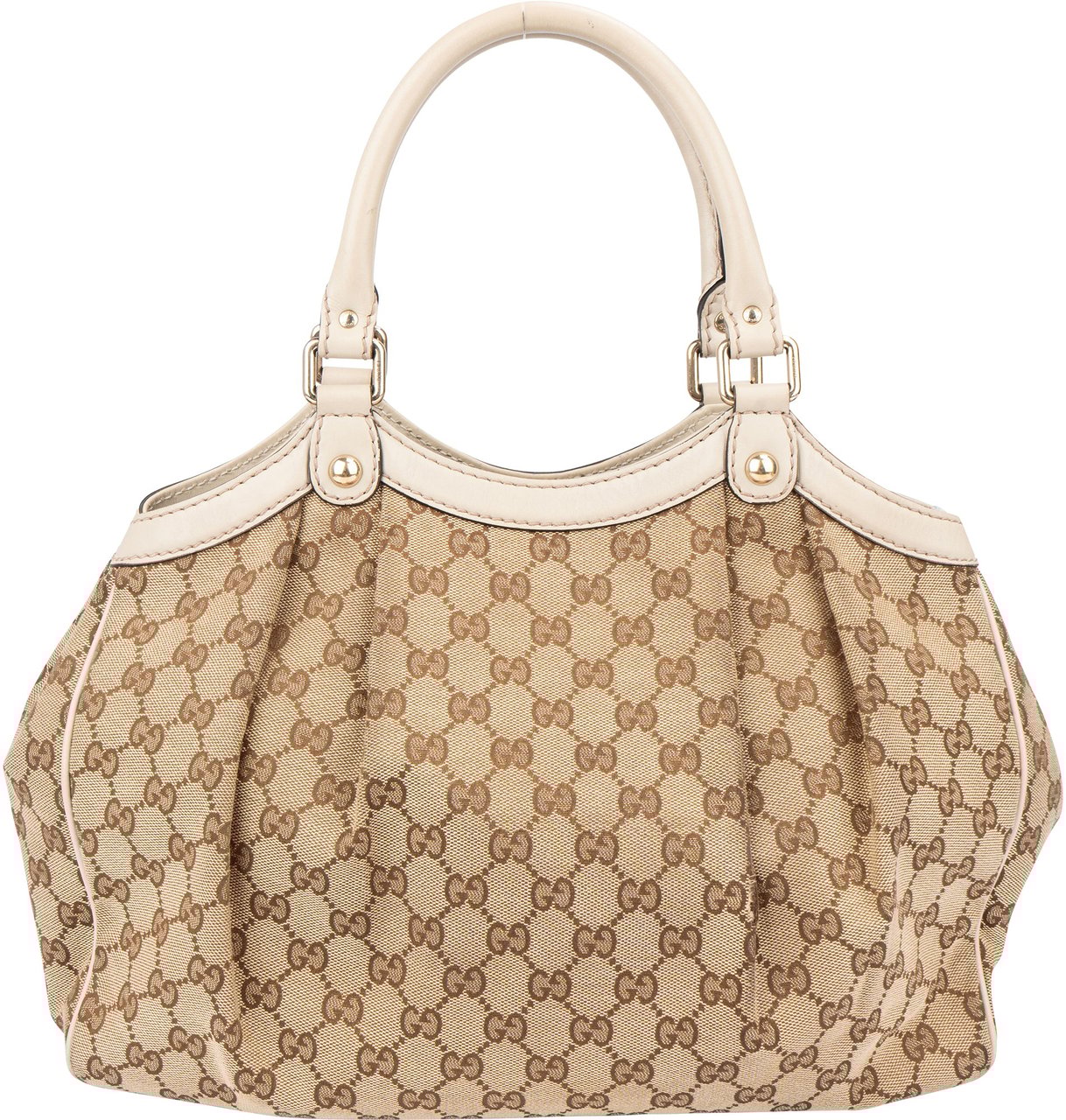 Gucci Gucci GG Monogram Sukey Handbag Bruin
