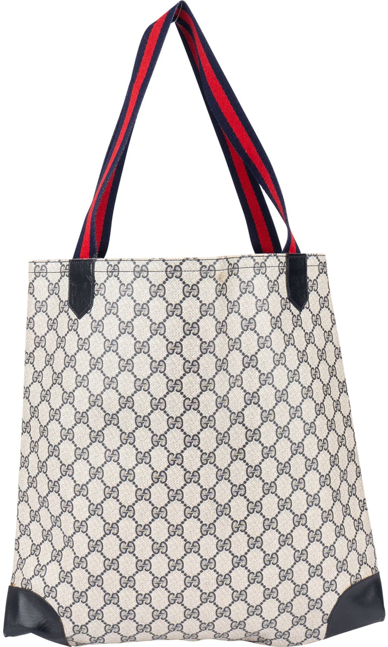 Gucci Gucci GG Canvas Monogram Shoulder Bag Blauw