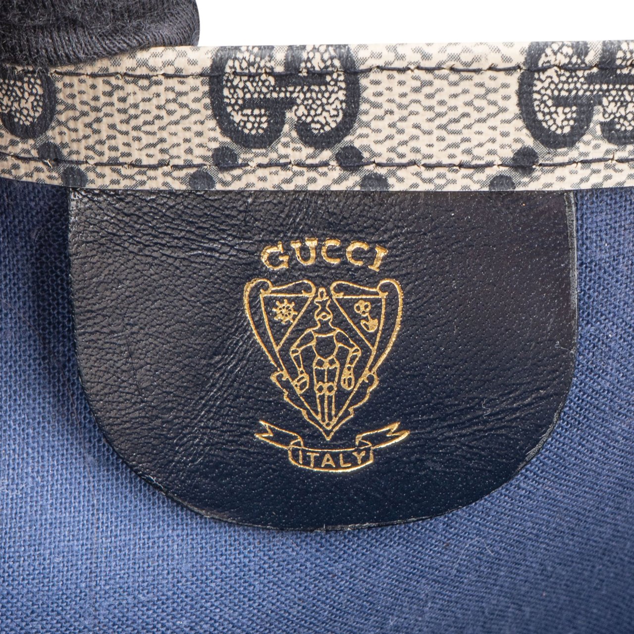 Gucci Gucci GG Canvas Monogram Shoulder Bag Blauw