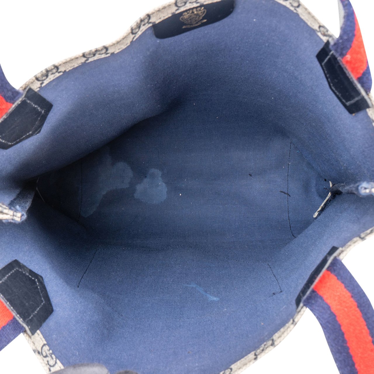 Gucci Gucci GG Canvas Monogram Shoulder Bag Blauw