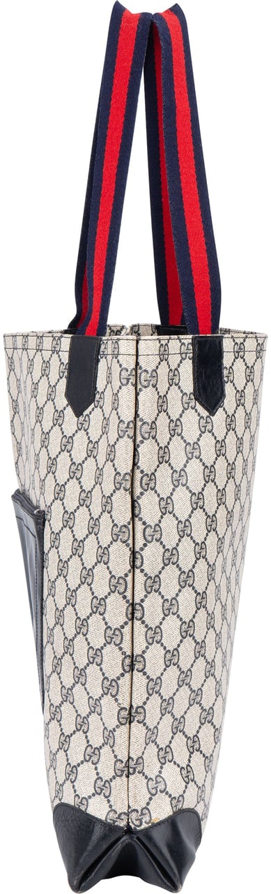 Gucci Gucci GG Canvas Monogram Shoulder Bag Blauw