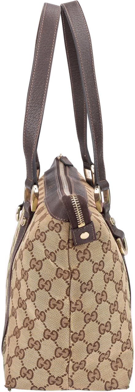 Gucci Gucci GG Monogram Abbey Handbag Bruin