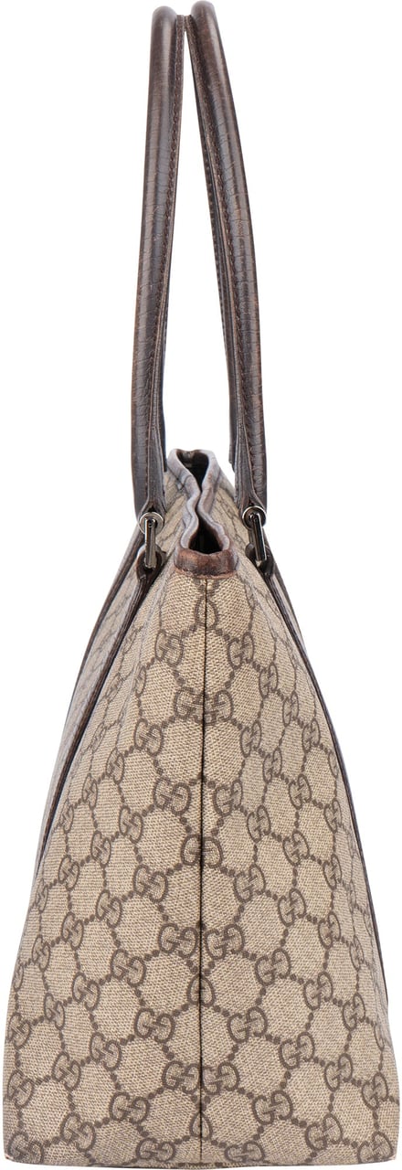 Gucci Gucci GG Canvas Monogram Handbag Bruin