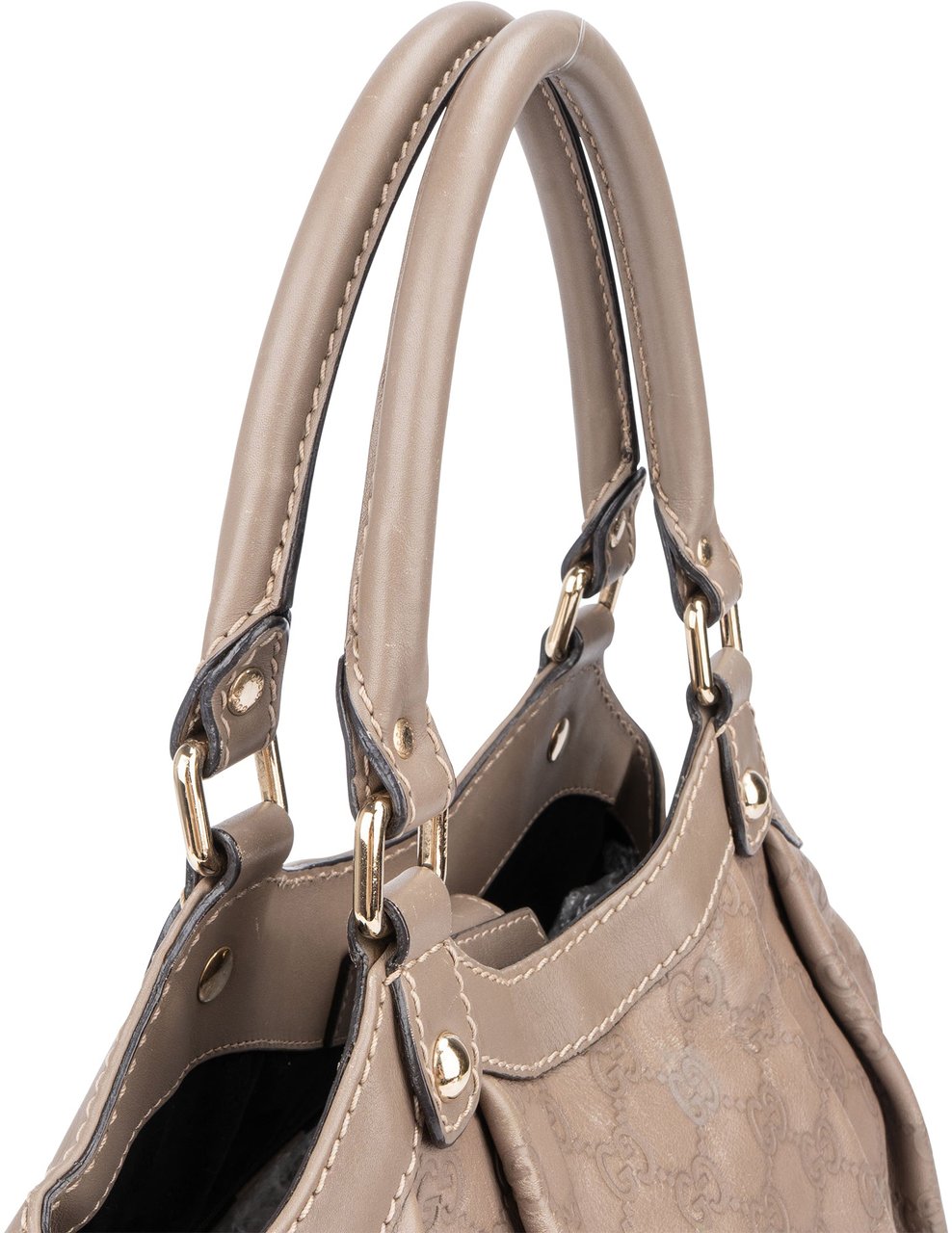 Gucci Gucci Leather GG Monogram Sukey Handbag Divers