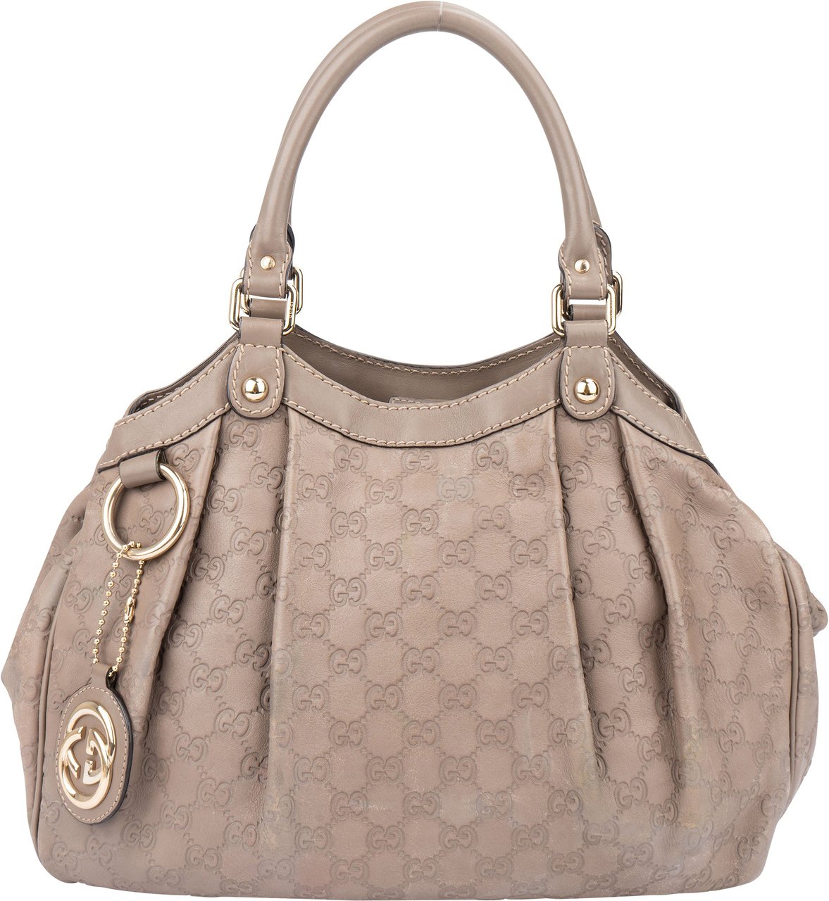 Gucci Gucci Leather GG Monogram Sukey Handbag Divers