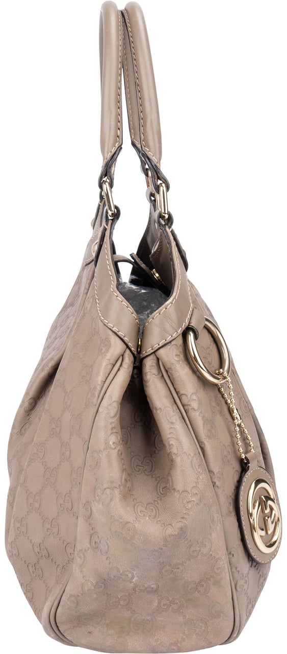Gucci Gucci Leather GG Monogram Sukey Handbag Divers