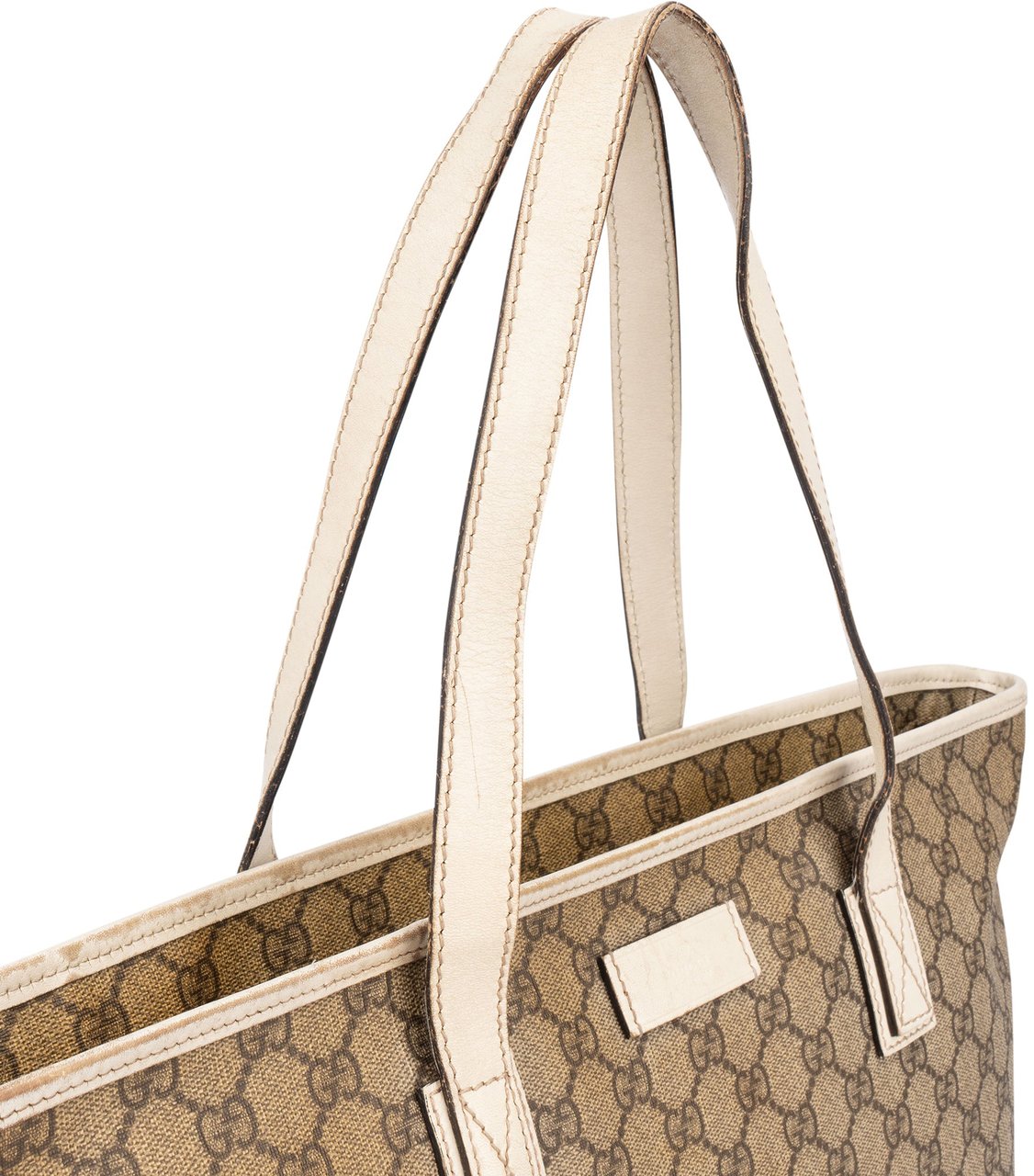 Gucci Gucci GG Canvas Monogram Handbag Bruin