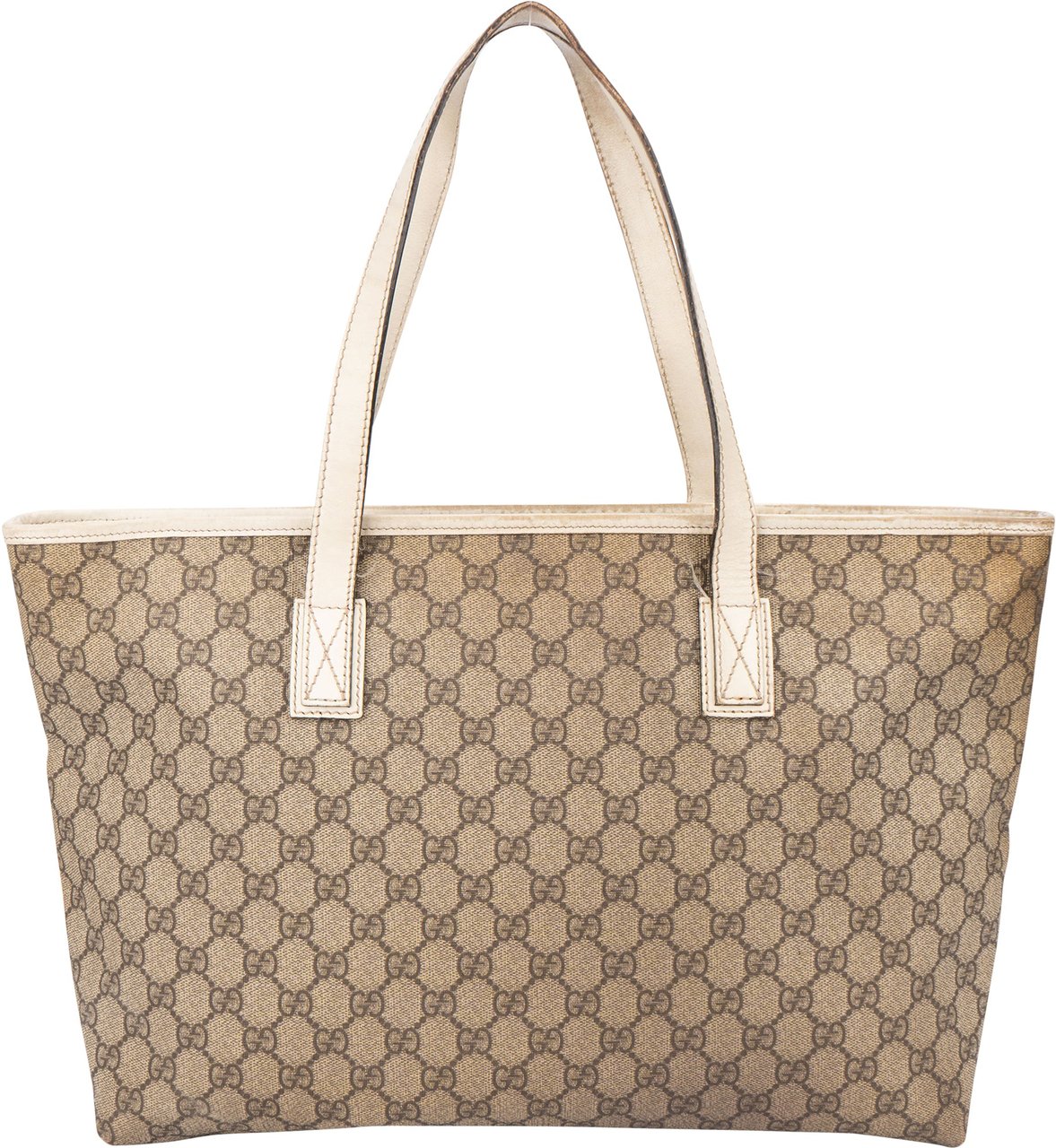 Gucci Gucci GG Canvas Monogram Handbag Bruin