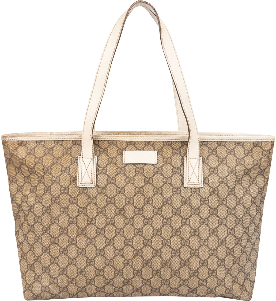 Gucci Gucci GG Canvas Monogram Handbag Bruin