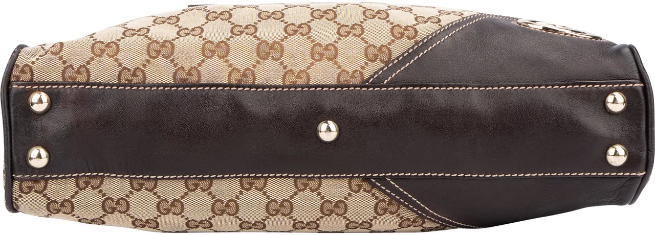Gucci Gucci GG Monogram Handbag Bruin
