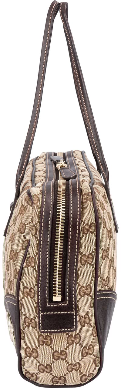 Gucci Gucci GG Monogram Handbag Bruin