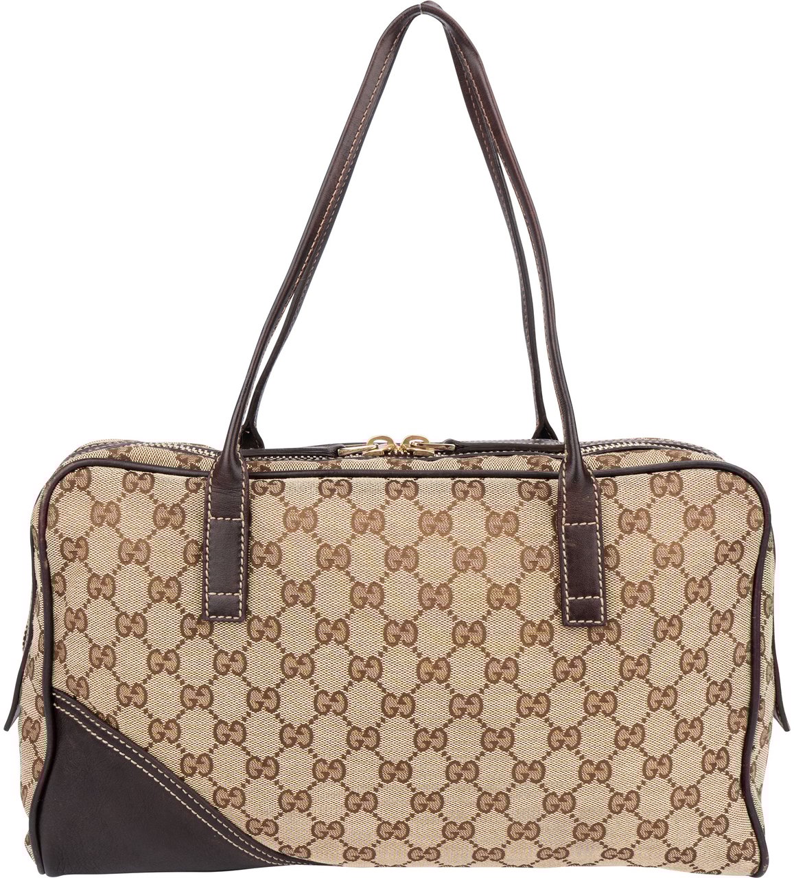 Gucci Gucci GG Monogram Handbag Bruin
