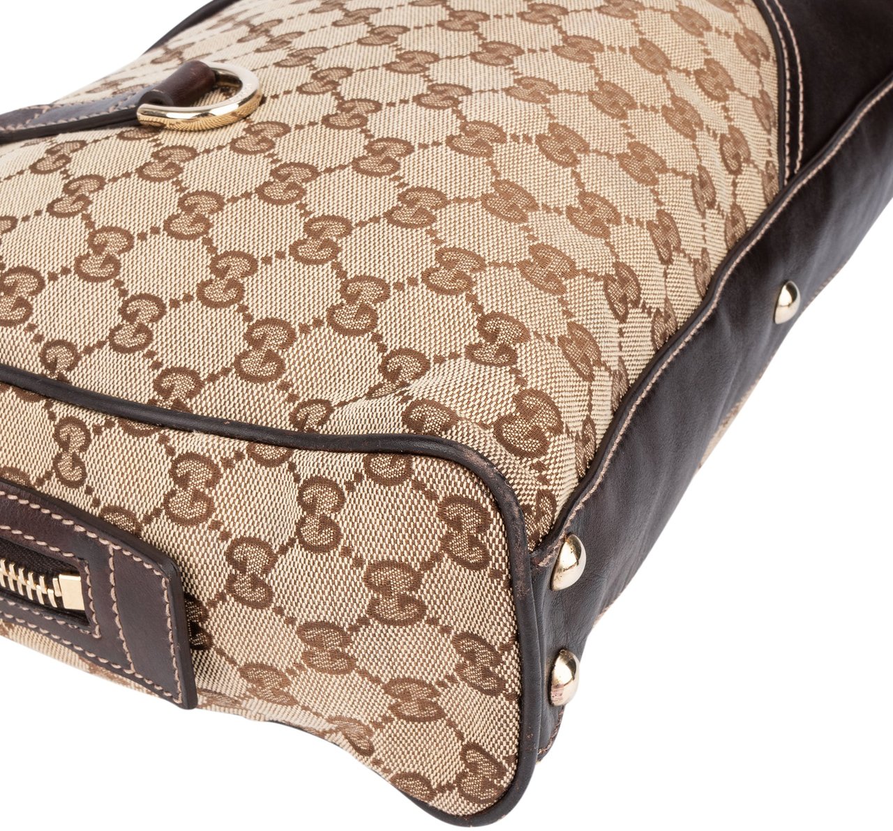 Gucci Gucci GG Monogram Handbag Bruin