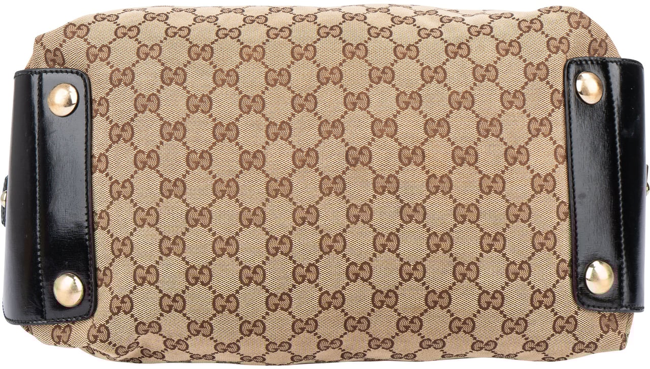 Gucci Gucci GG Monogram Handbag Bruin