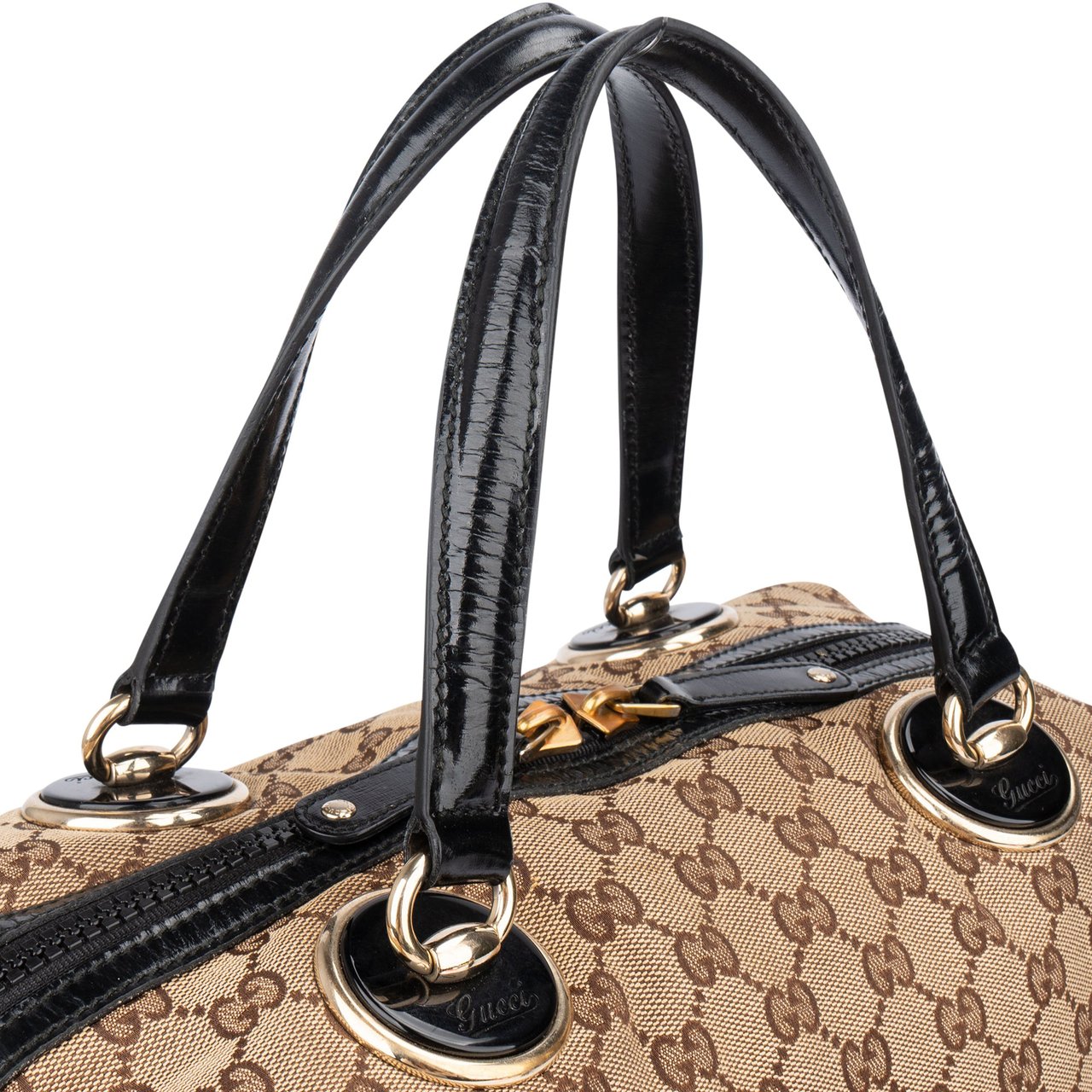 Gucci Gucci GG Monogram Handbag Bruin