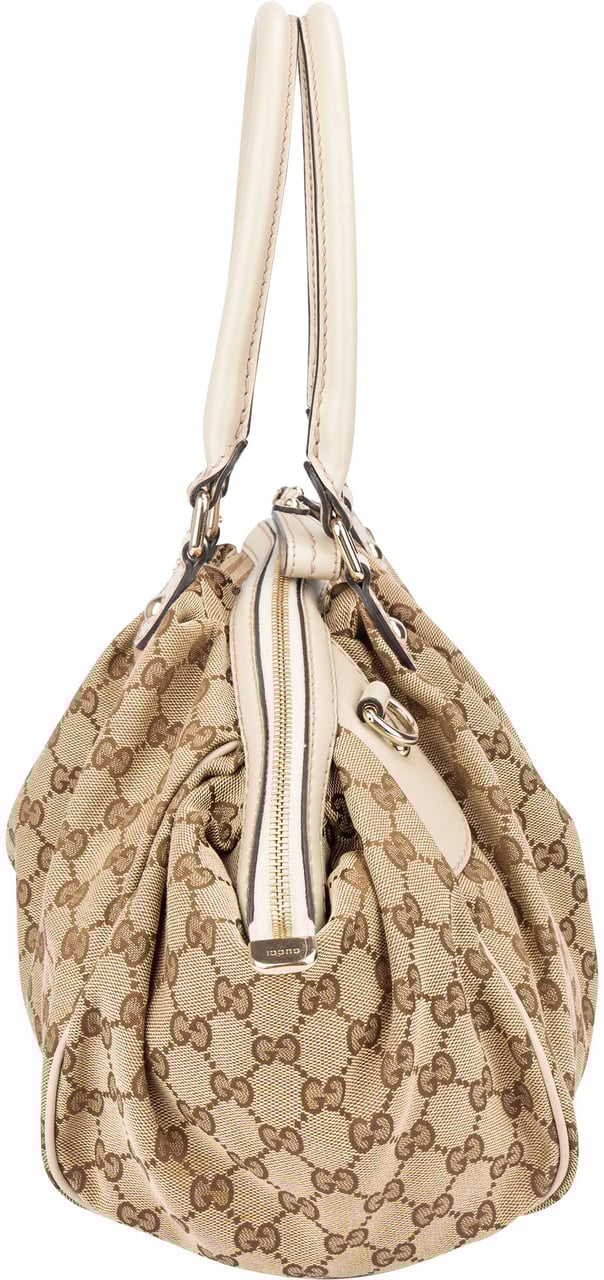 Gucci Gucci GG Monogram Sukey Handbag Bruin