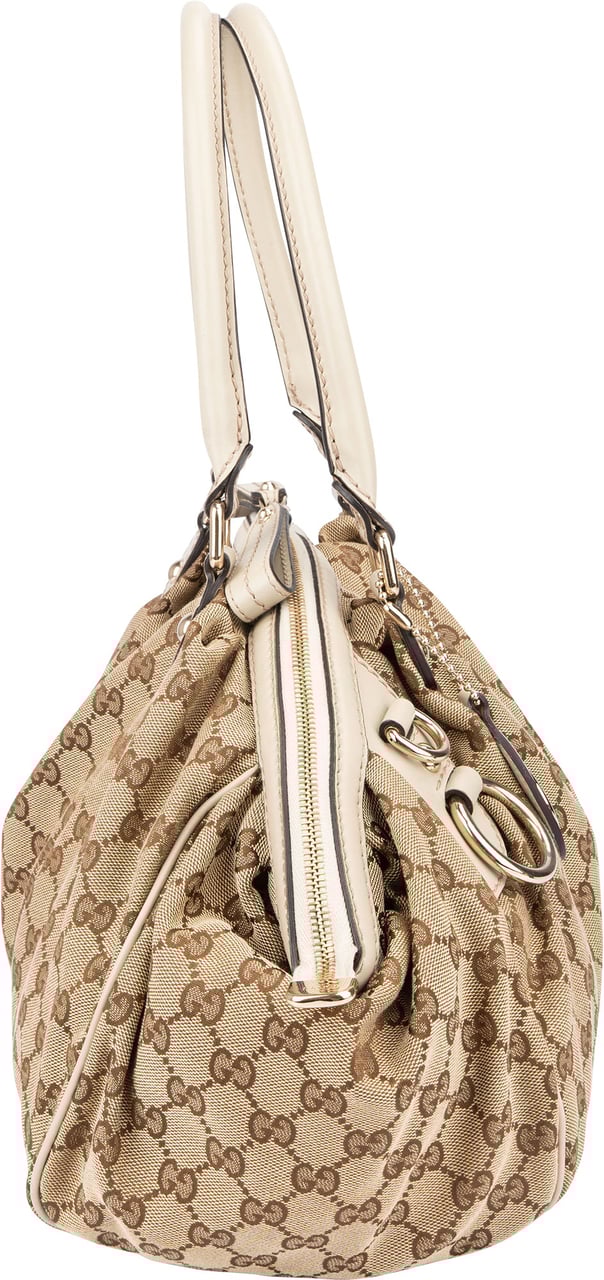 Gucci Gucci GG Monogram Sukey Handbag Bruin
