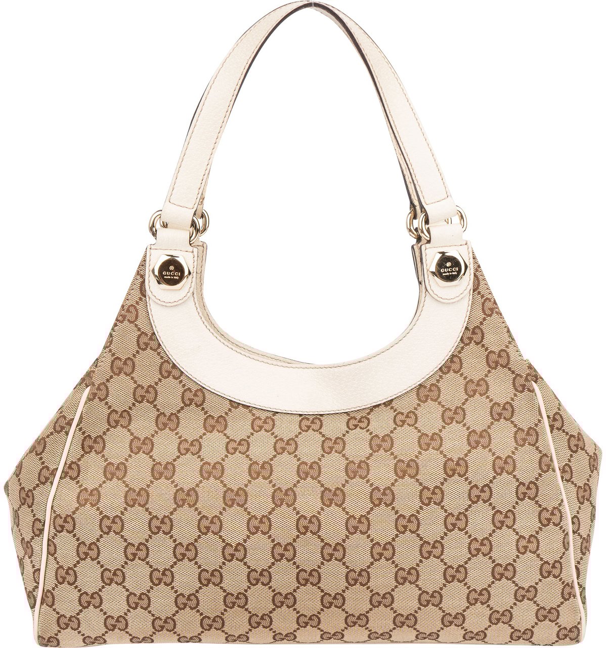 Gucci Gucci GG Monogram Handbag Bruin