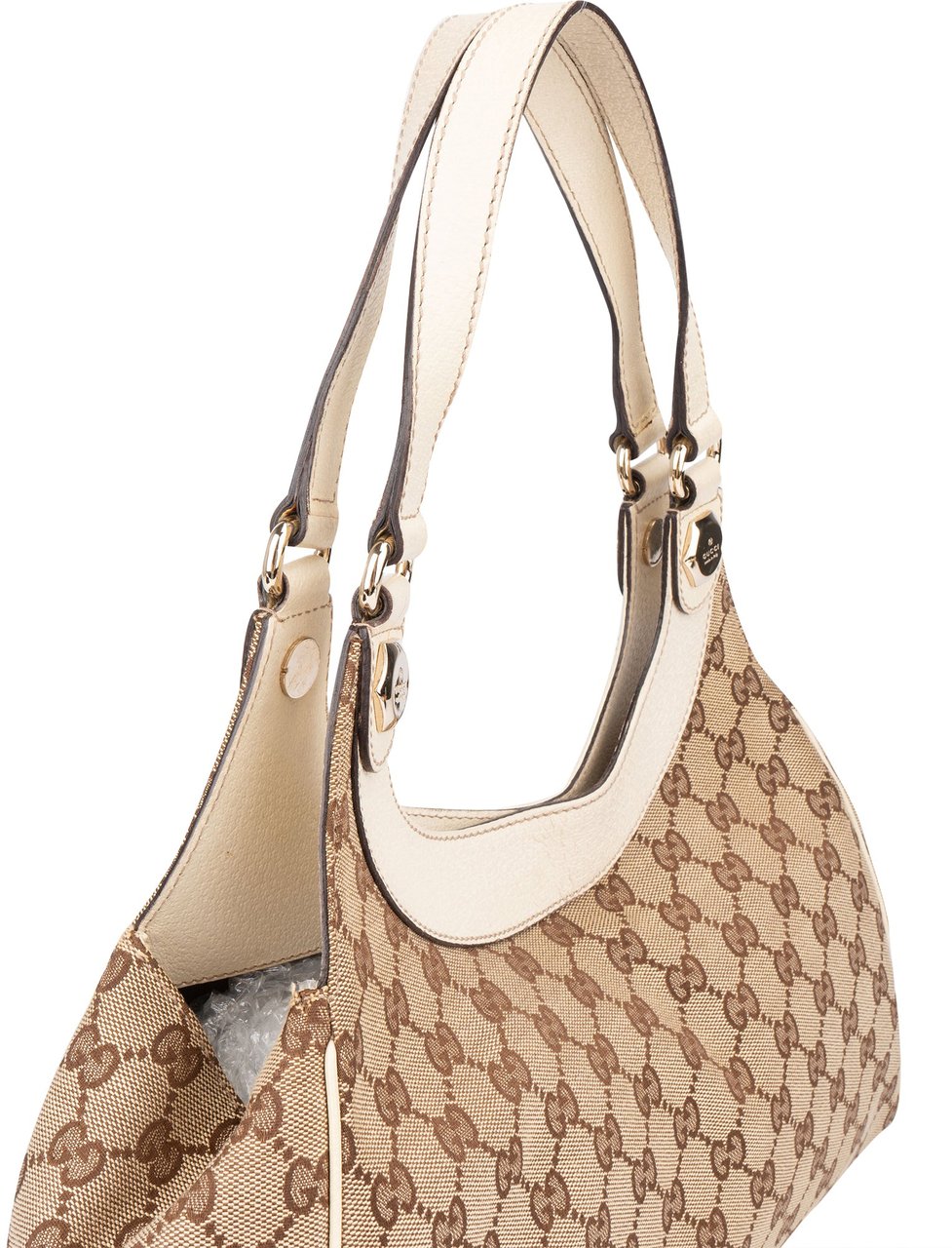 Gucci Gucci GG Monogram Handbag Bruin