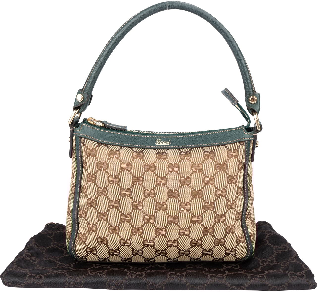 Gucci Gucci GG Monogram Handbag Bruin