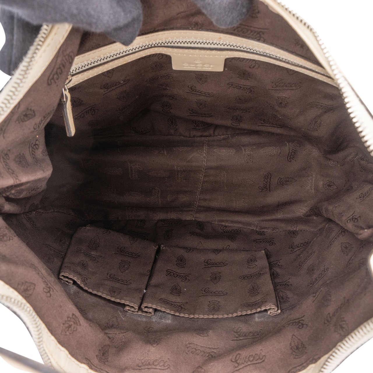 Gucci Gucci GG Monogram Handbag Bruin