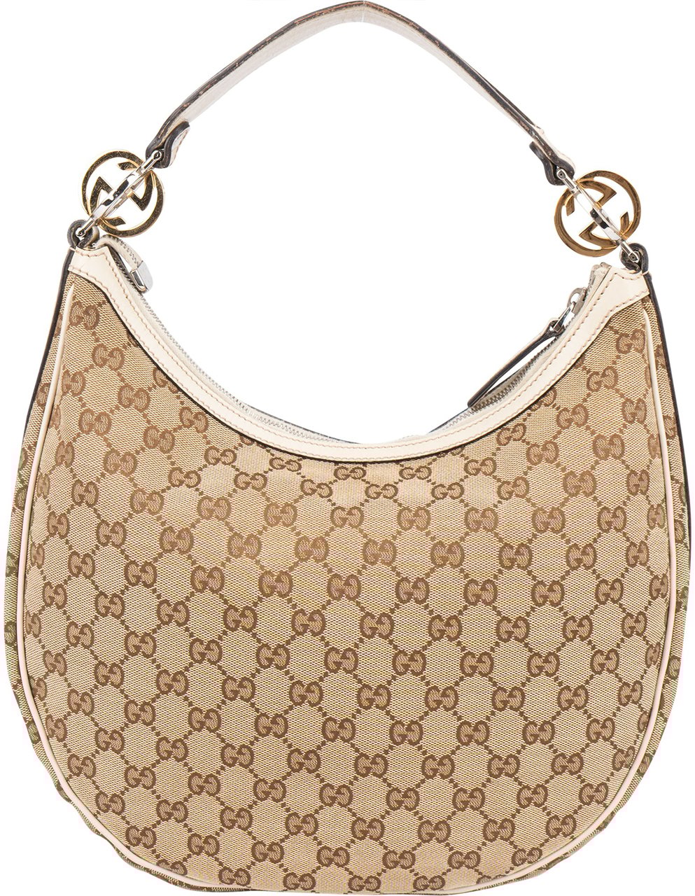 Gucci Gucci GG Monogram Handbag Bruin