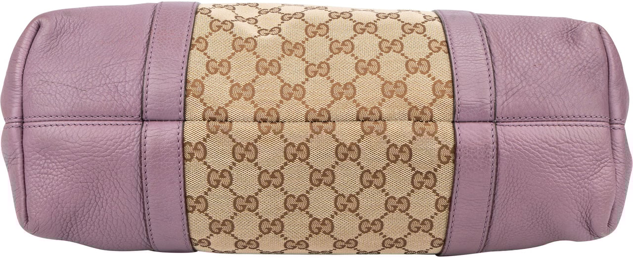 Gucci Gucci Monogram Twin GG Handbag Bruin