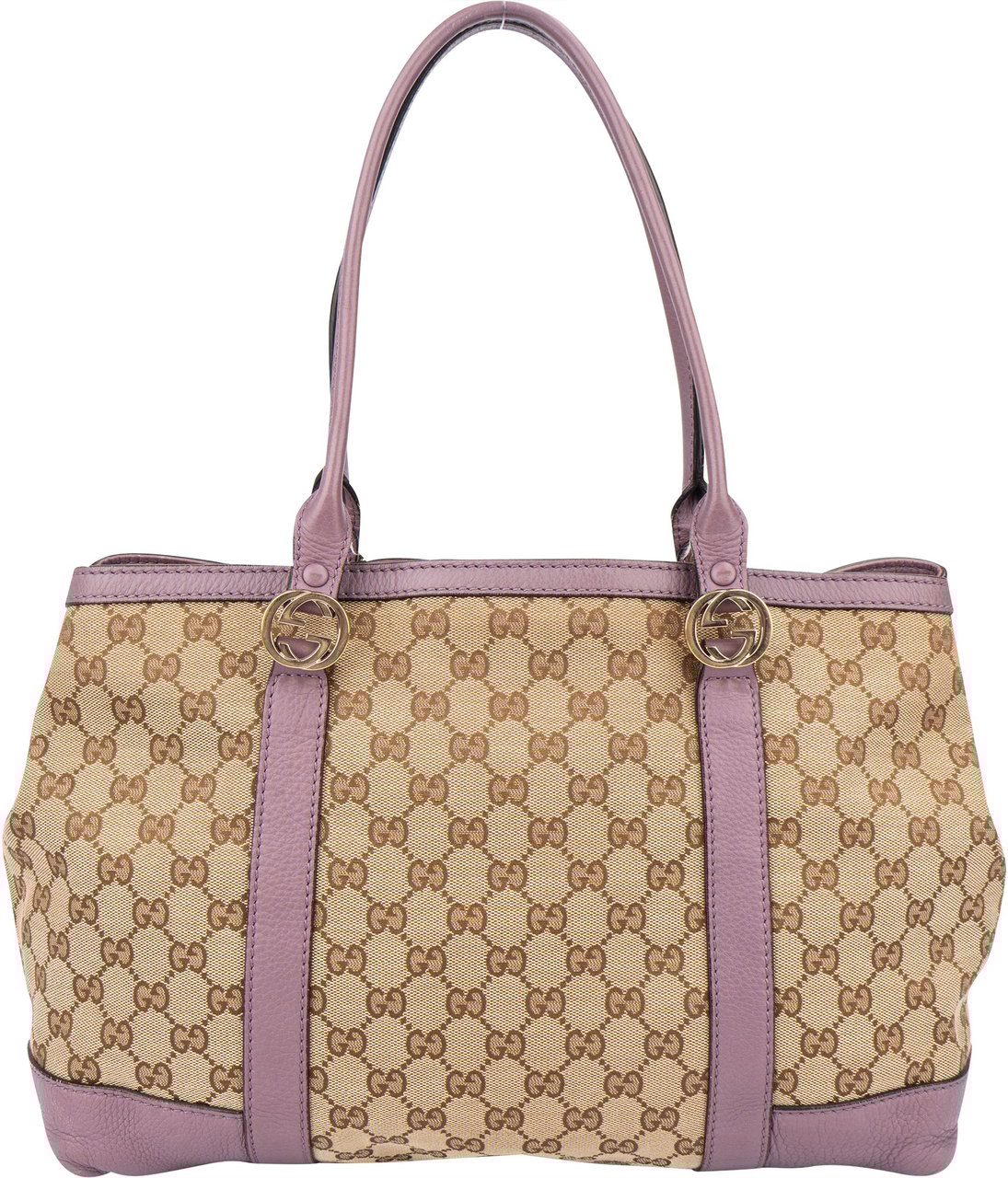 Gucci Gucci Monogram Twin GG Handbag Bruin
