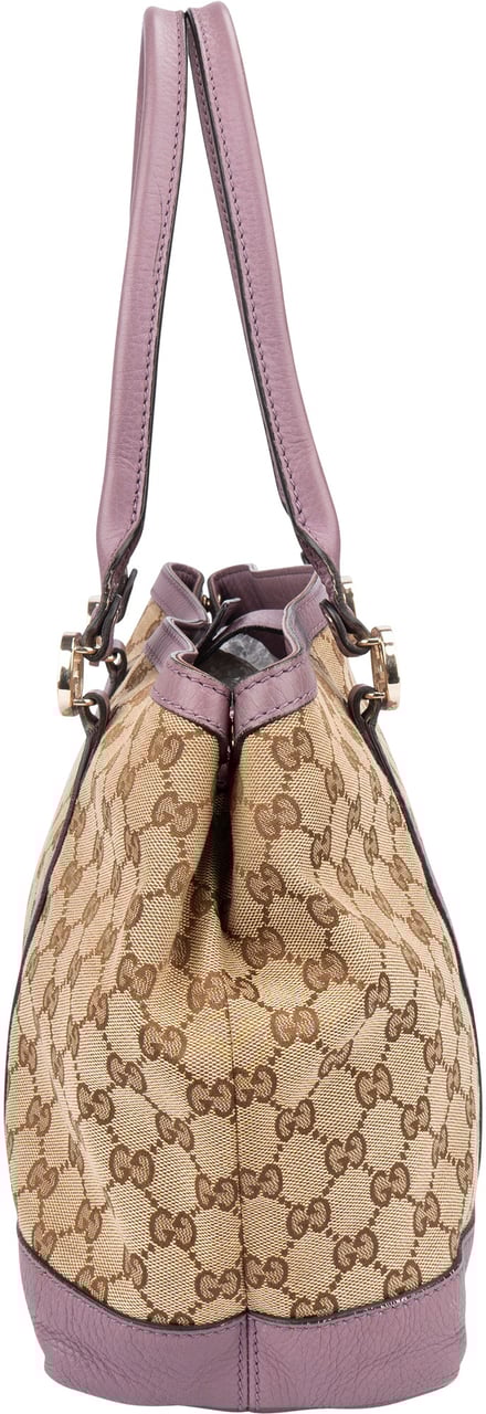 Gucci Gucci Monogram Twin GG Handbag Bruin