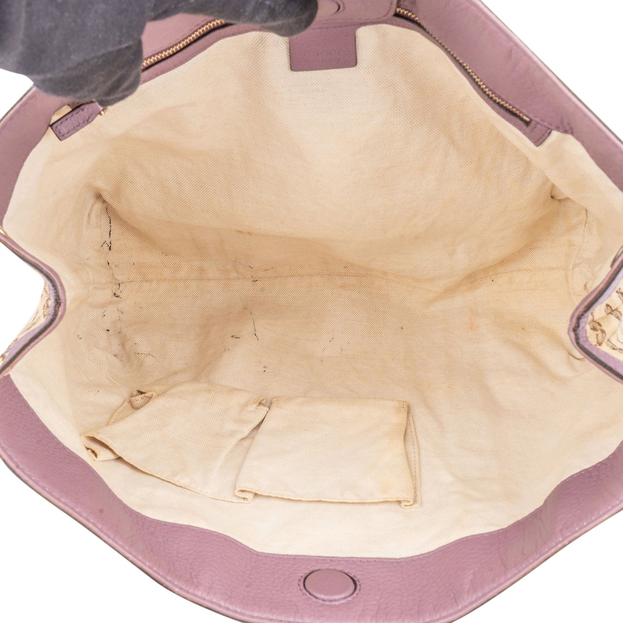 Gucci Monogram Twin GG Handbag Bruin