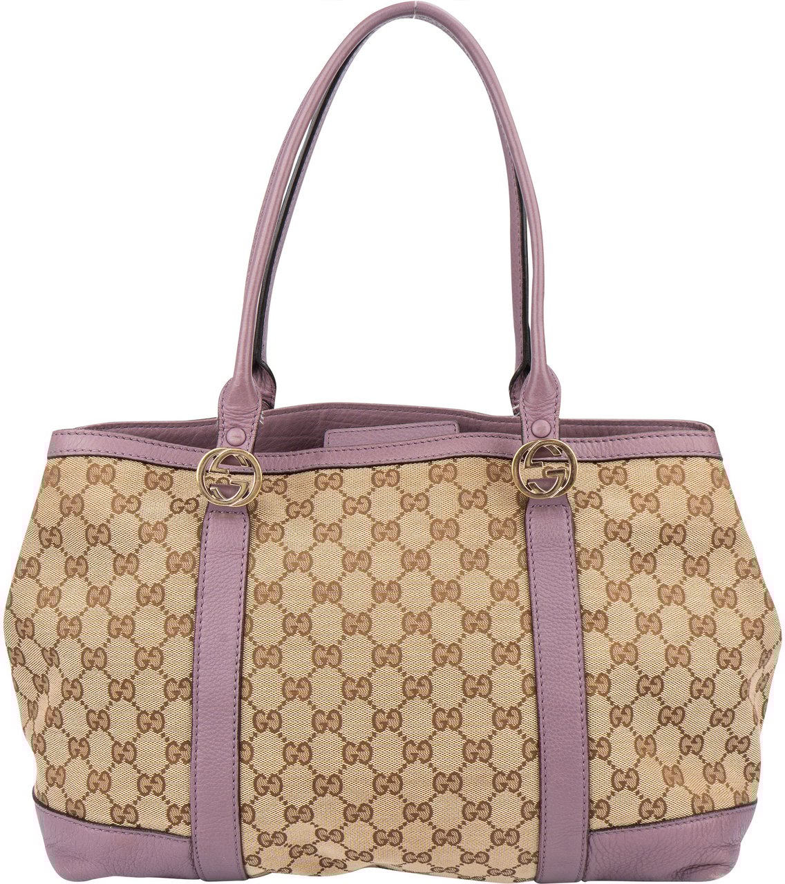 Gucci Gucci Monogram Twin GG Handbag Bruin