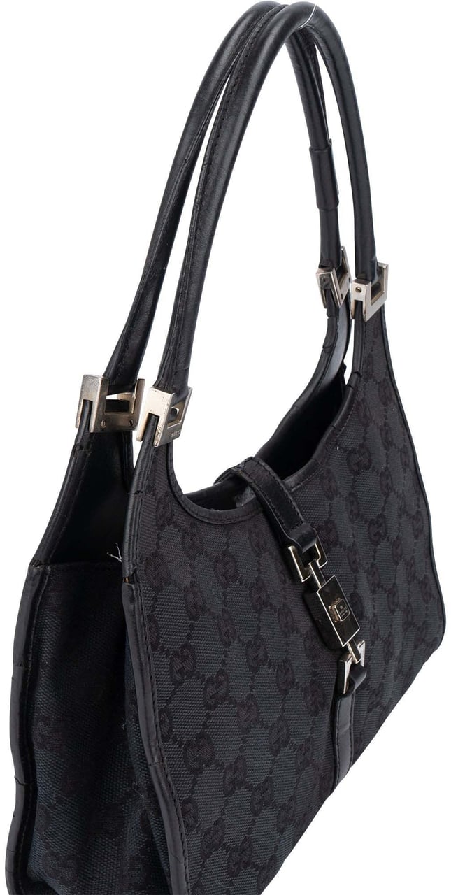 Gucci Gucci GG Monogram Jackie Handbag Zwart