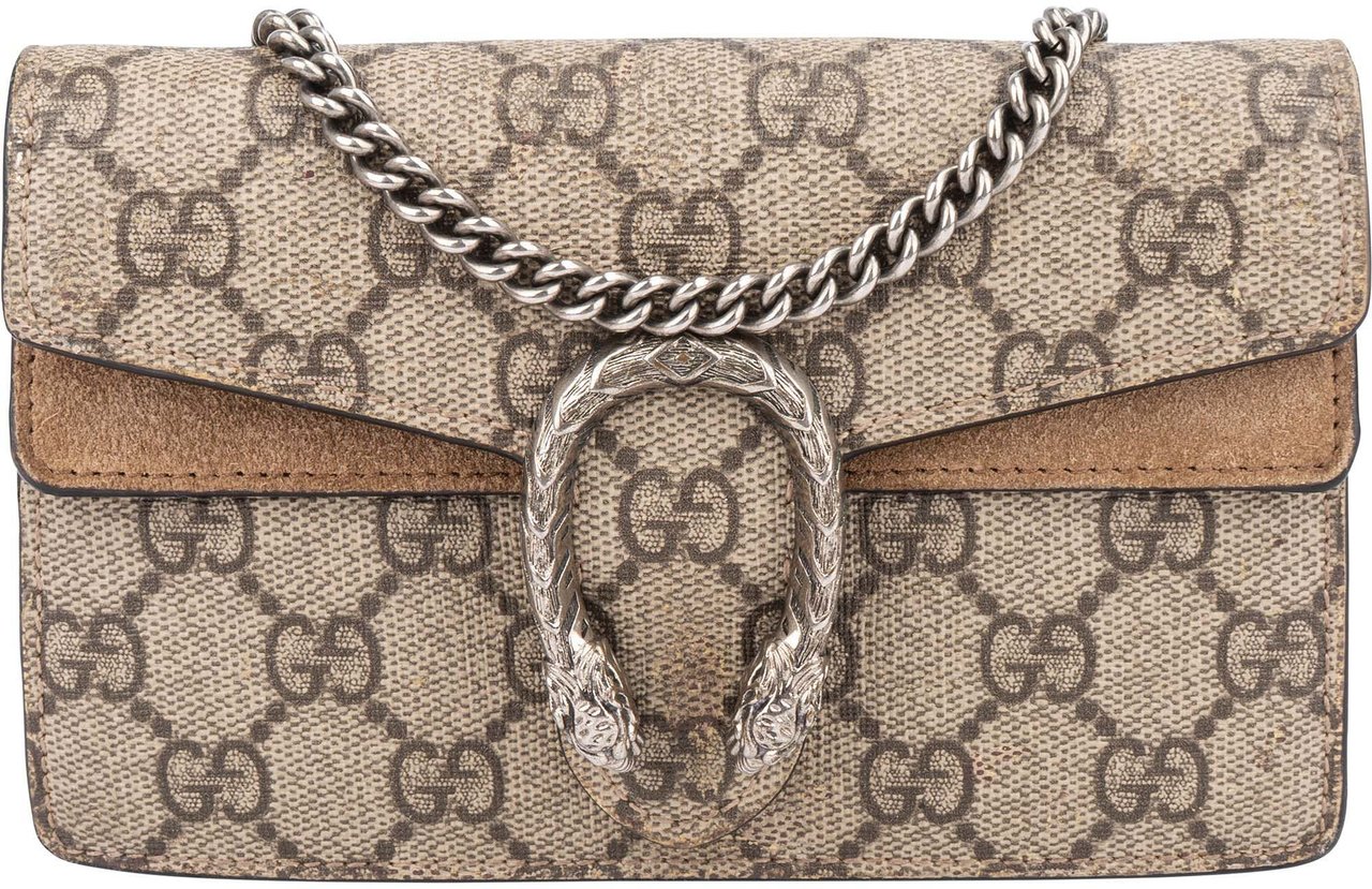 Gucci Gucci GG Monogram Mini Dionyusus Crossbody Bag Bruin